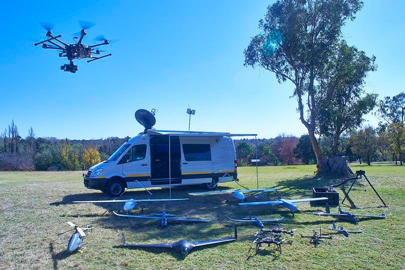Mobile Command Unit with Drone
