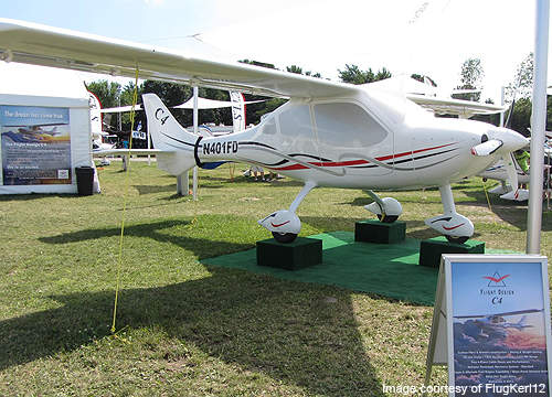 The C4 is a four-seater light sport aircraft (LSA) being designed and manufactured by Garman aircraft manufacturer Flight Design.