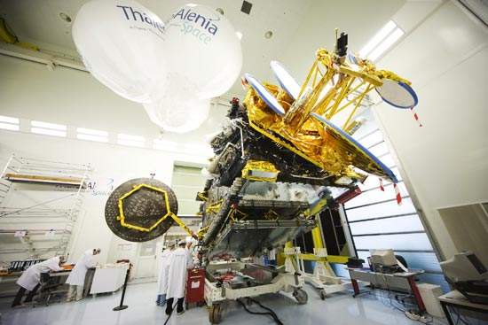 Eutelsat W7 is a telecommunication satellite principally used for providing high-power direct-to-home and digital broadcasting services.