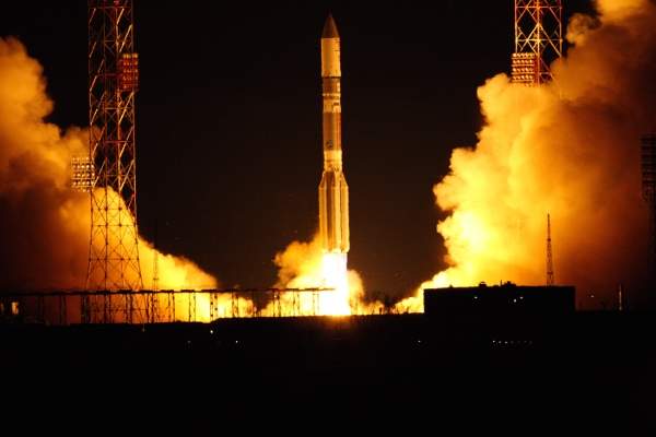 EchoStar XVI was launched into geostationary transfer orbit in November 2012.