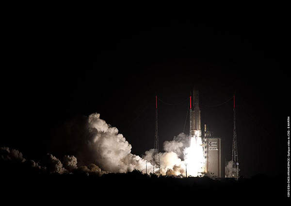 JCSAT-13 is a Japansese commercial communications satellite which was successfully placed into the geostationary Earth orbit in May 2012. Image courtesy of SKY Perfect JSAT Corporation.