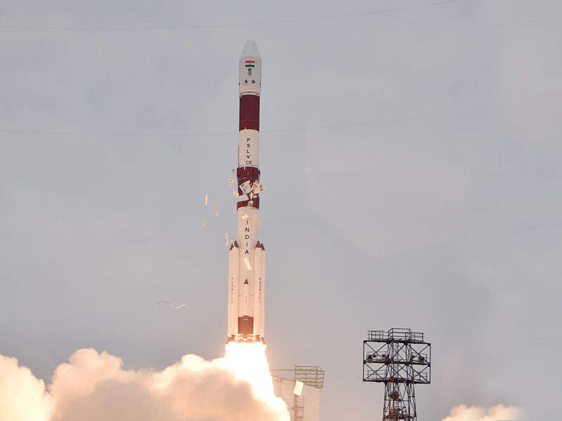 Resourcesat-2A satellite was launched from the Satish Dhawan Space Centre (SDSC) in Sriharikota, India. Credit: ISRO.