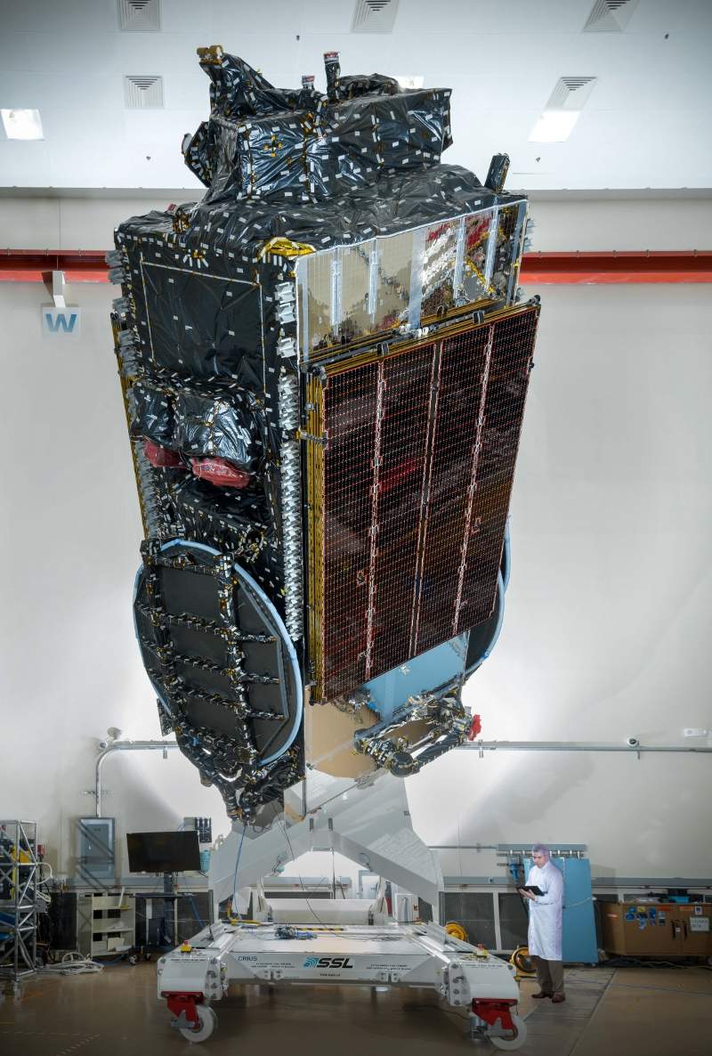 EchoStar XIX satellite provides high-capacity broadband internet services across North America. Credit: Space Systems Loral (SSL).