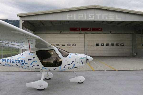 WATTsUP is a two-seat, fully-electric aircraft. Credit: Pipistrel.