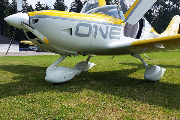 The ONE light sport aircraft can be used by flight training schools. Credit: ONE Pro.
