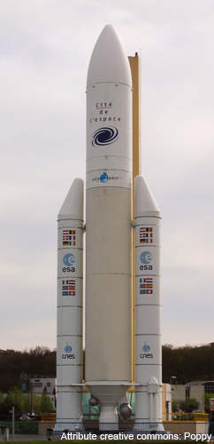 The Ariane 5 ECA (Cryogenic Evolution type A) variant was used for launching Intelsat 20 and HYLAS-2 satellites.