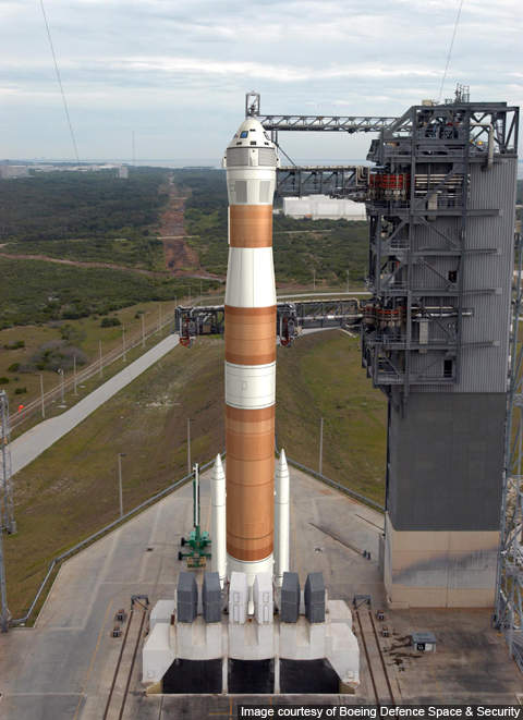 The CST-100 is compatible to be launched atop the Atlas V rocket launcher.