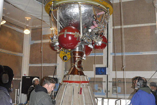 The satellite features a single instrument equipped with three spectrometers. Image courtesy of Nasa.