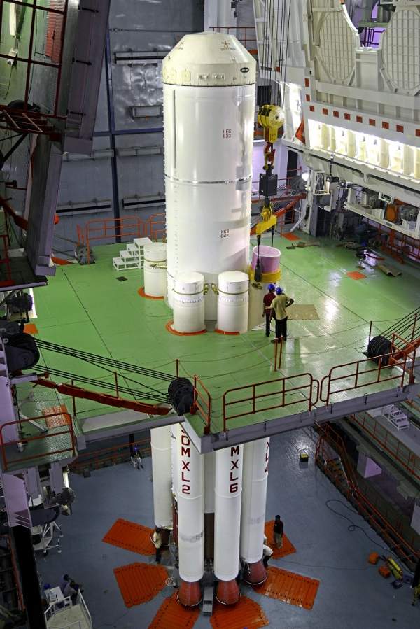 The satellite is fourth in the IRNSS constellation of seven satellites. Image: courtesy of ISRO.