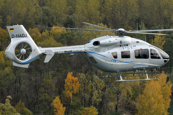 The helicopter has an all-composite tail boom with a shrouded tail rotor. Credit: Charles ABARR.