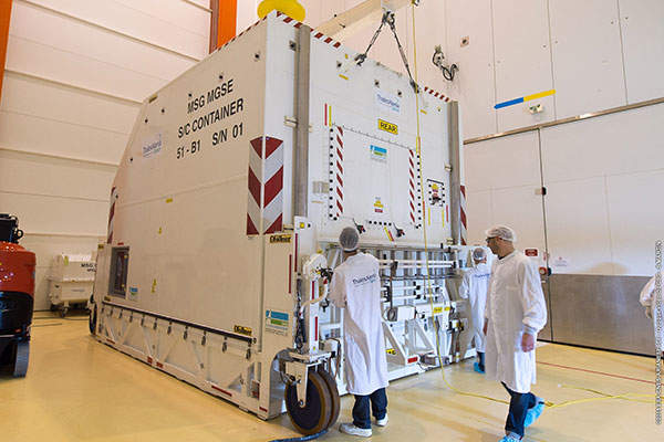 MSG-4 is the fourth in the MSG series of satellites. Credit: EUMETSAT.