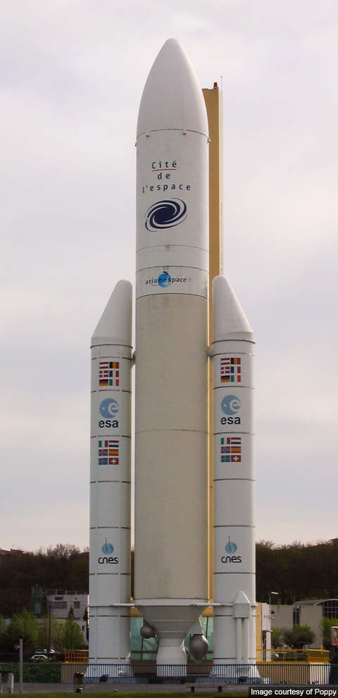 The Y1A was launched atop the Ariane 5 launch vehicle.