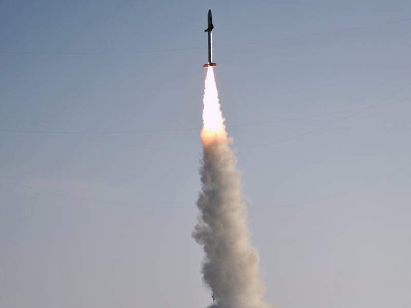 The Hypersonic Flight Experiment (HEX) test flight was completed in May 2016. Credit: ISRO.