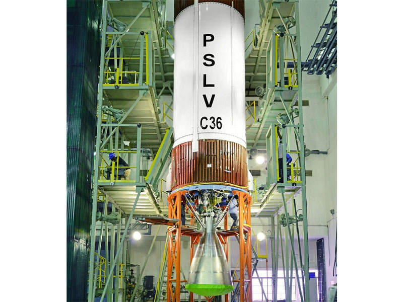 Resource-2A was launched aboard PSLV C36. Credit: ISRO.