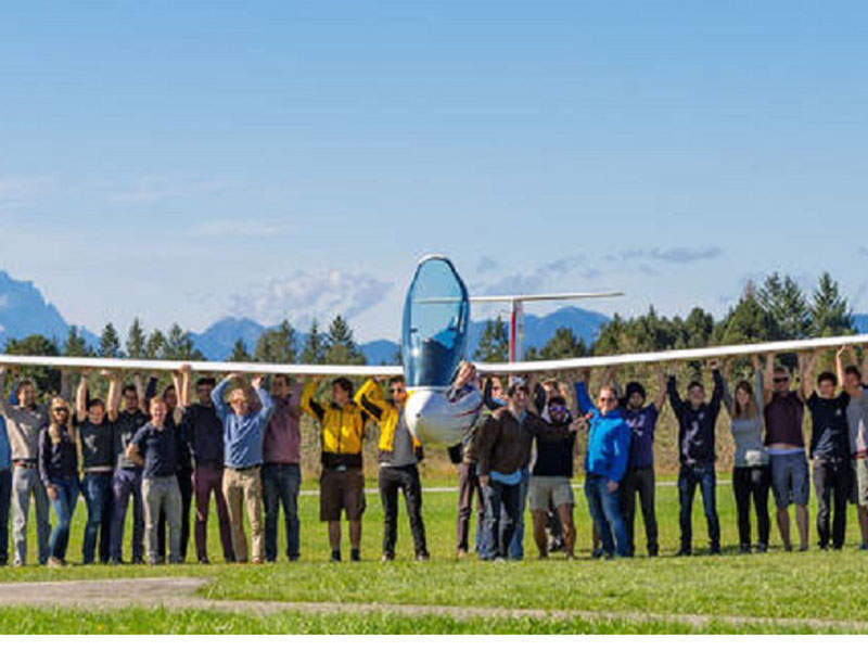 The aircraft is being developed by Akaflieg Münch, an academic flight organisation. Image: courtesy of Andreas Heddergott / TUM.