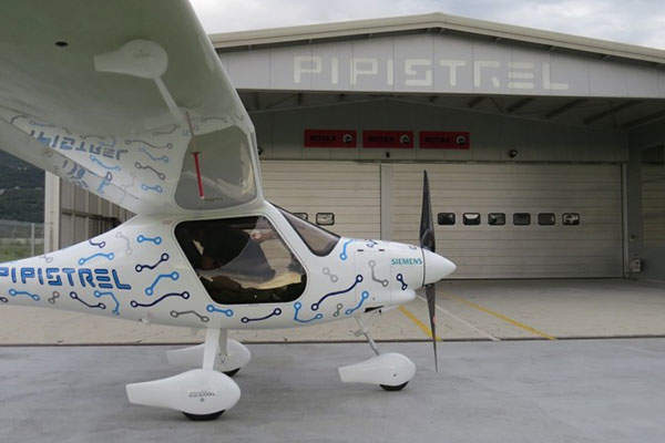 The aircraft features a UV-protected, scratch-resistant Lexan windshield. Credit: Pipistrel.