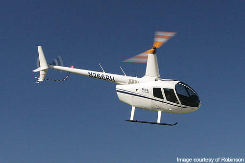The R66 performing its maiden flight in November 2007.