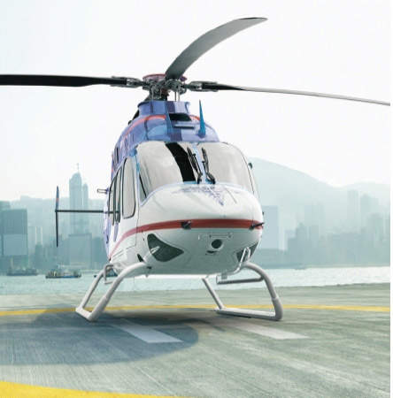 The helicopter has tubular skid landing gear but wheeled landing gear will be available as an option.