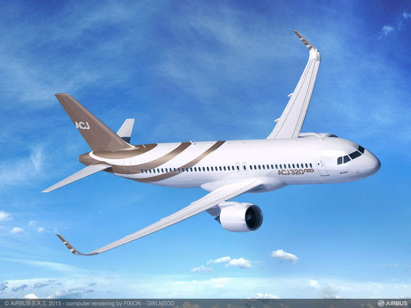 The aircraft features 2.4m-tall wingtip Sharklets. Image courtesy of Airbus SAS.