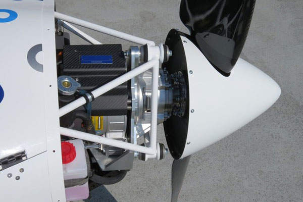 The electric engine of the aircraft was developed by Siemens. Credit: Pipistrel.