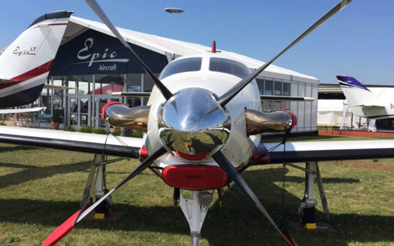 The single-engine turboprop aircraft will enter service in 2016. Credit: Epic Aircraft.