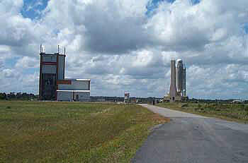 The final assembly building at Kourou.