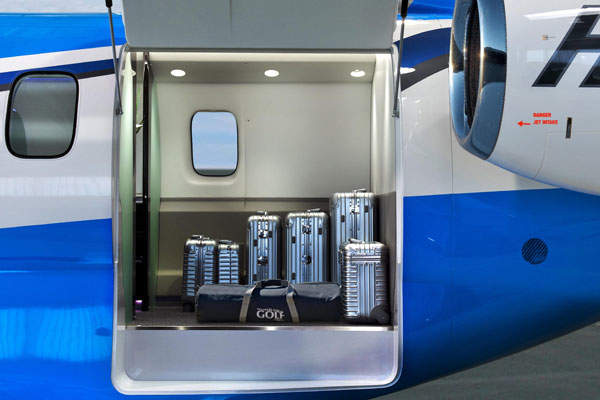 The aircraft has a separate cargo aft door. Image courtesy of Pilatus Aircraft Ltd.