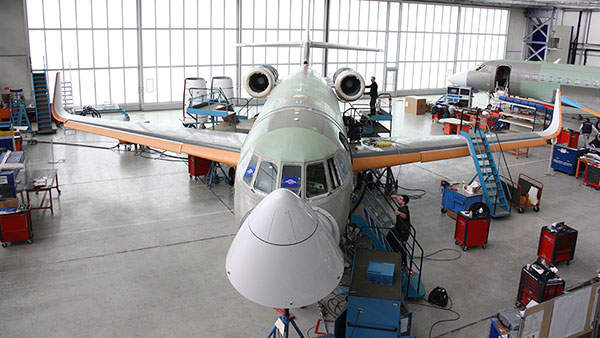 The assembly and production plants for Falcon 2000LXS are located in France and the United States. Image courtesy of Dassault Aviation.