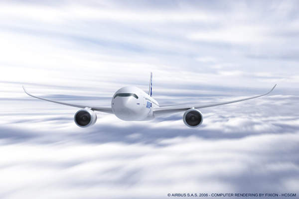 The A350XWB is powered by two next-generation Rolls-Royce Trent XWB engines.