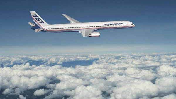 The 757-300 is a stretched version of the 757-200. It is 7.1m longer and can carry 20% more passengers.