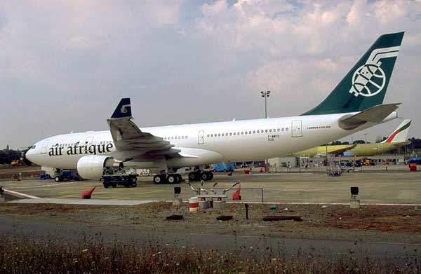 An A330-200, operated by Air Afrique.