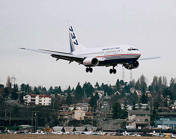 The 737-700 has a maximum range of 6,038km.
