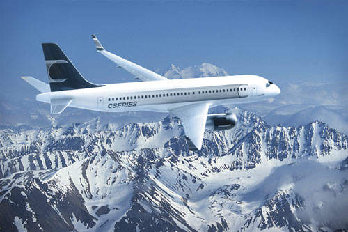 Bombardier's CSeries is a family of aircraft designed for the 110 to 130-seat market.