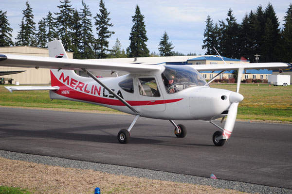 The Merlin aircraft is fitted with Dynon’s Skyview glass-panel. Credit: Glasair Aviation.