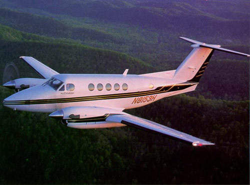 The Beech King Air B200 has two Pratt &#38; Whitney Canada PT6A-60A reverse flow, free turbine engines, each rated at 1,050shp.