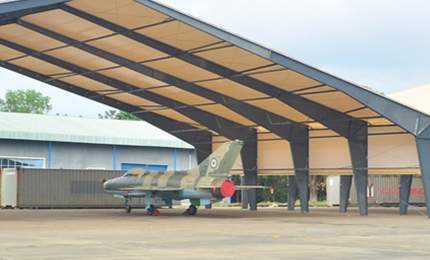 Military fabric hangars