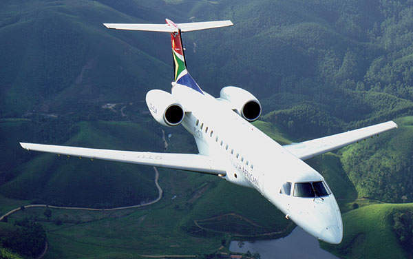 South African Airlink of Johannesburg has a fleet of ERJ-135 LR airliners.