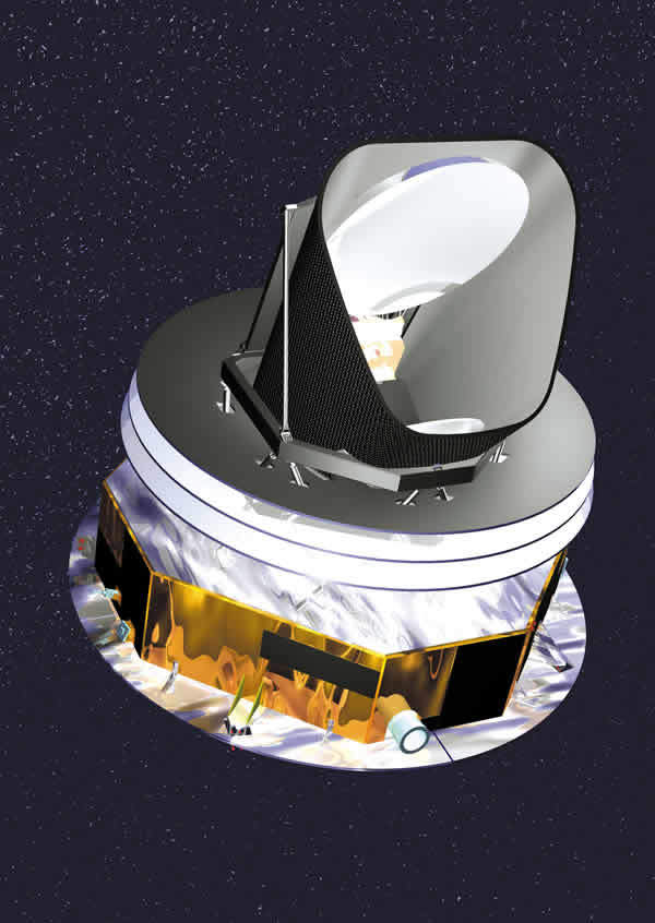 The Hershel spacecraft will be launched alongside the Planck spacecraft.