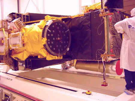 The payload module with the spectrometer SPI.