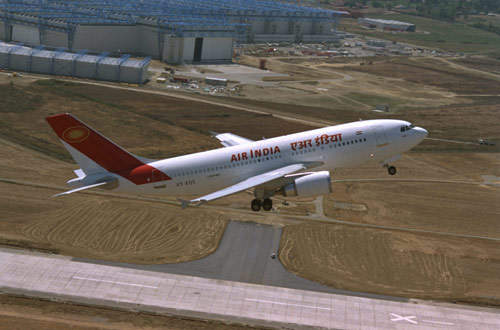 A310 operated by Air India.