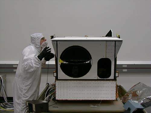 Modis instrument lateral view.