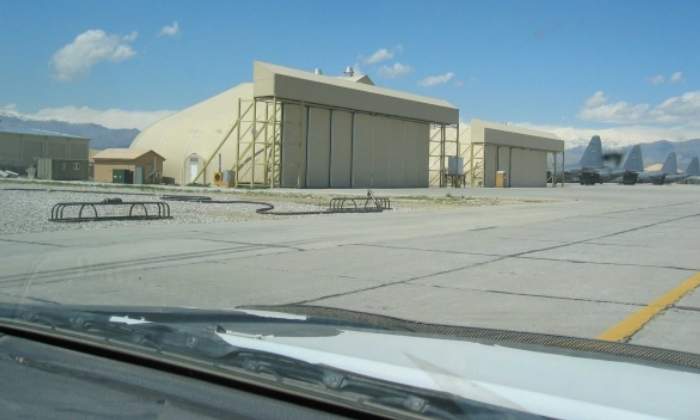 military hangar