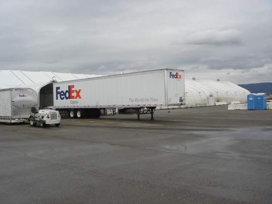 relocatable FedEx facility