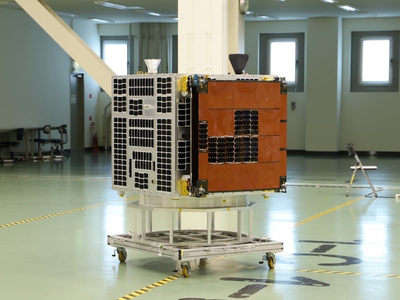 Rapid Innovative Payload Demonstration Satellite 1 (RAPIS-1) was launched onboard Epsilon-4 launch vehicle from the JAXA Uchinoura Space Center. Credit: Japan Aerospace Exploration Agency (JAXA).
