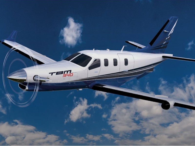 The TBM 940 turboprop aircraft was launched in March 2019. Credit: Daher.