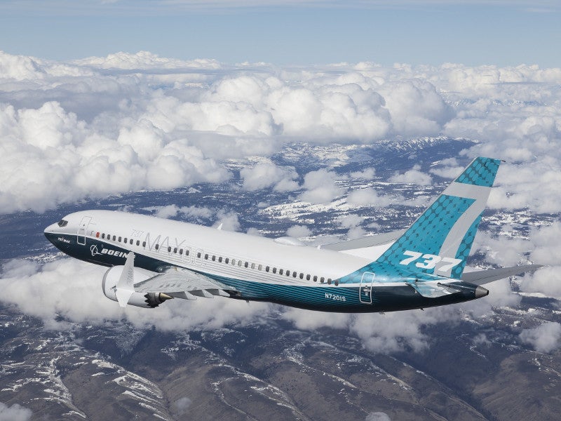 Boeing completed the first flight of its 737 MAX 7 in March 2018. Image courtesy of Boeing.