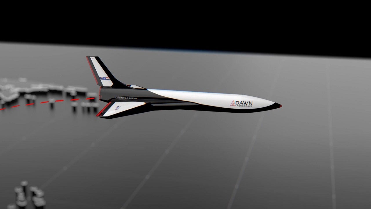 Dawn Mk-II Aurora is designed to provide the capability to fly several times a day. Credit: Dawn Aerospace.