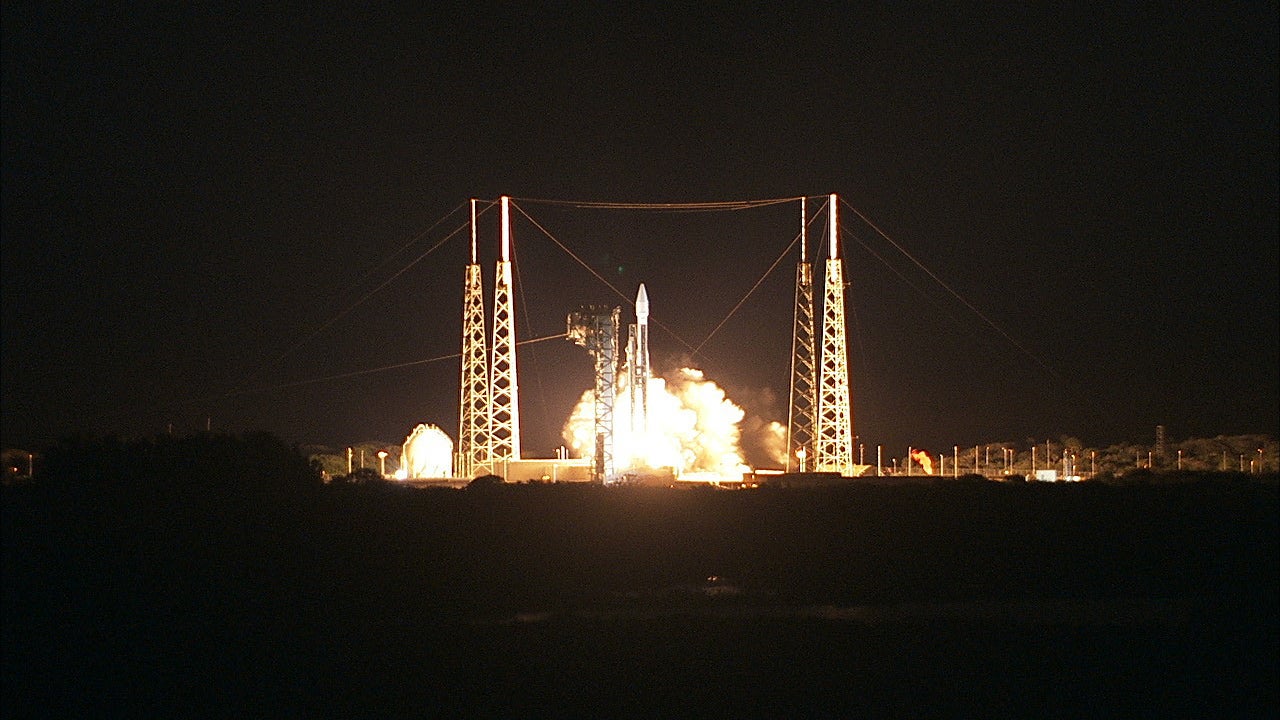 Atlas V rocket carried the Solar Orbiter from the Cape Canaveral Air Force Station in February 2020. Credit: Nasa.