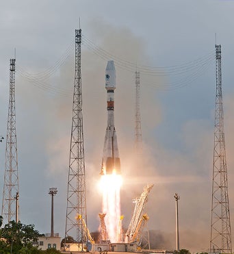 Soyuz liftoff